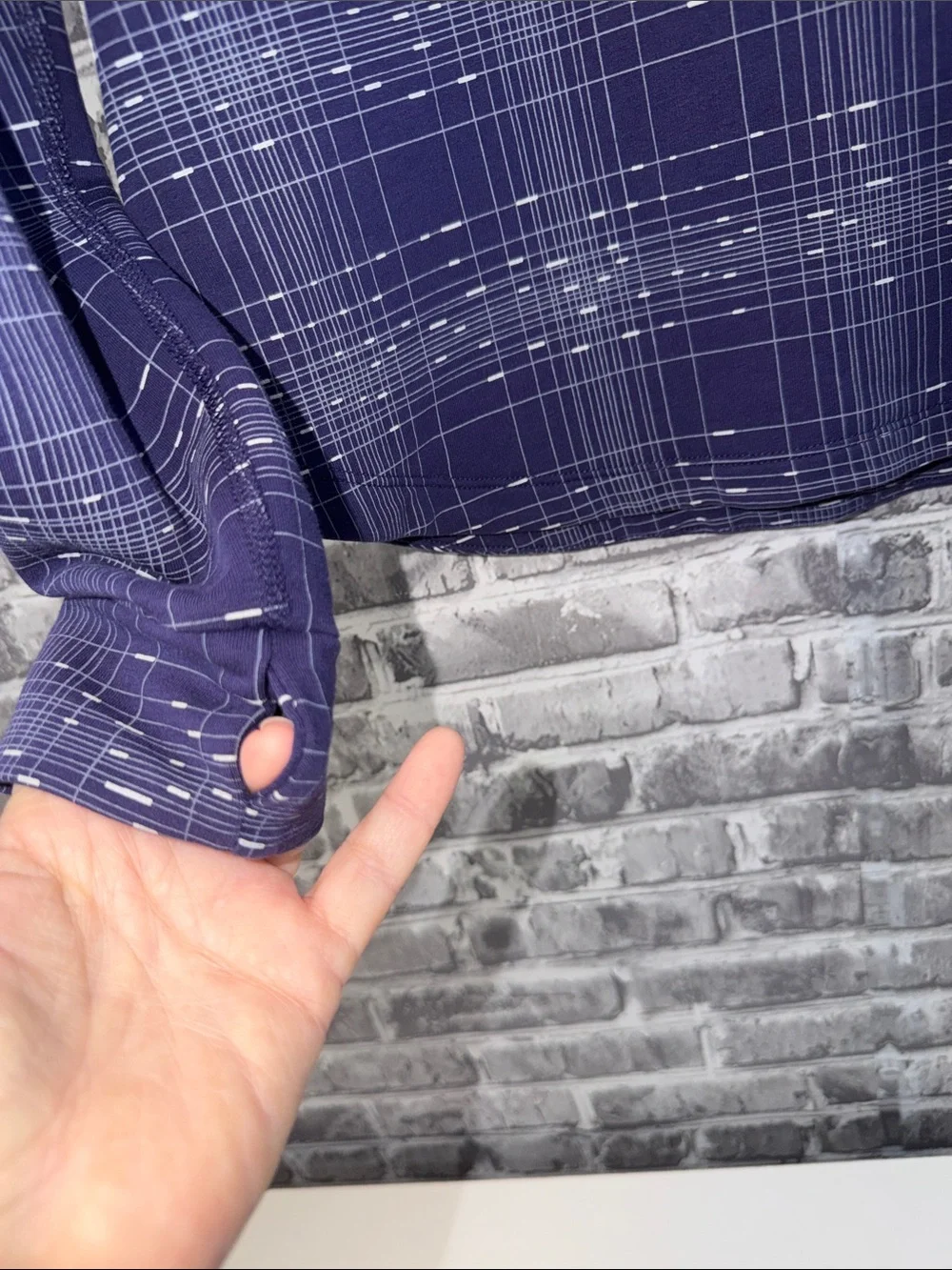 Nike Purple Plaid‎ Performance Hoodie for Women